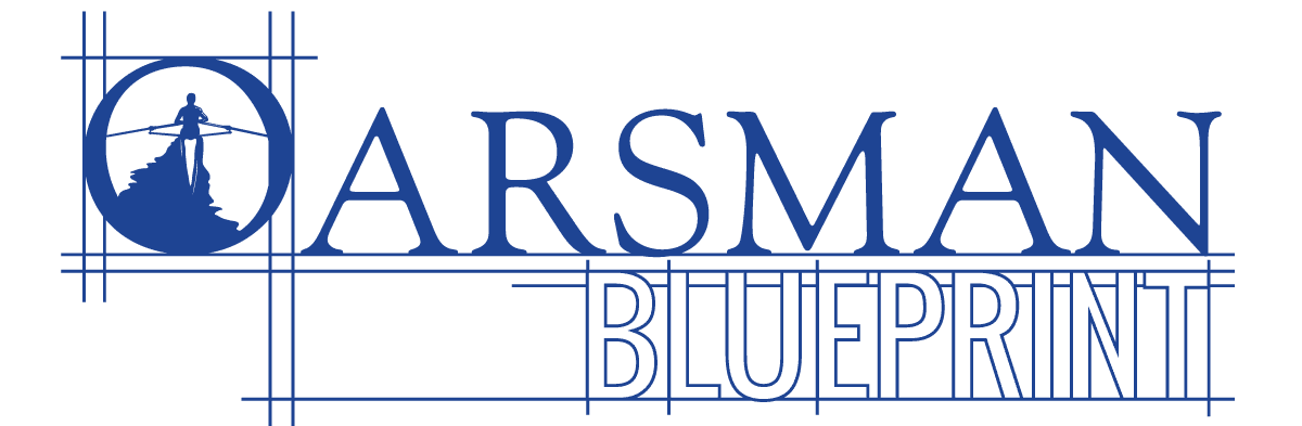 Oarsman Blueprint Logo